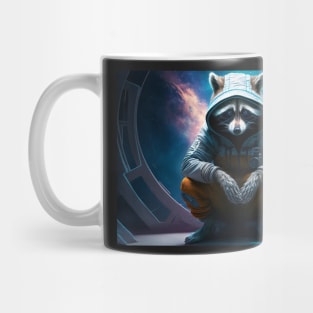 Astro Raccoon Mug